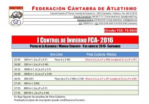I Control de Invierno FCA @ Santander | Cantabria | España