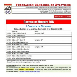 I Control de Menores FCA @ Santander | Cantabria | España