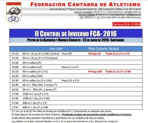 II Control de Invierno FCA @ Santander | Cantabria | España