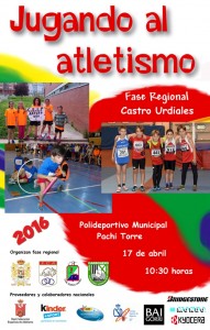 XII Torneo Jugando al Atletismo - Fase Regional @ Pabellón Pachi Torre | Castro Urdiales | Cantabria | España