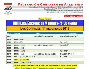 XXII Liga Escolar de Menores - 4ª Jornada @ Los Corrales de Buelna | Cantabria | España