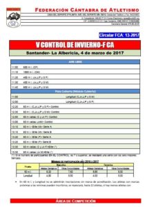 V Control de Invierno FCA @ Santander | Cantabria | España