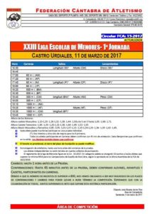 XXIII Liga Escolar de Menores - 1ª Jornada @ Castro Urdiales | Cantabria | España