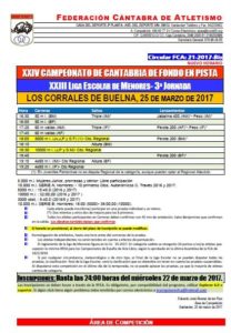 XXIII Liga Escolar de Menores - 3ª Jornada / Campeonato de Cantabria de Fondo en Pista @ Los Corrales de Buelna | Cantabria | España
