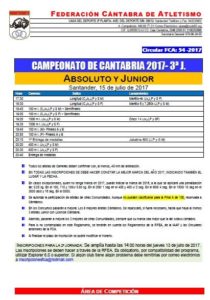 Campeonato de Cantabria Absoluto y Júnior - 3ª Jornada @ Santander | Cantabria | España