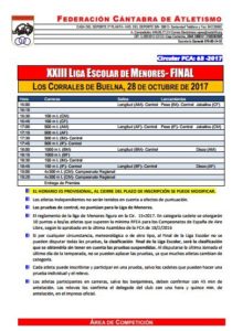 XXIII Liga Escolar de Menores - Final / Campeonato de Cantabria Cadete de 4x300 @ Los Corrales de Buelna | Cantabria | España