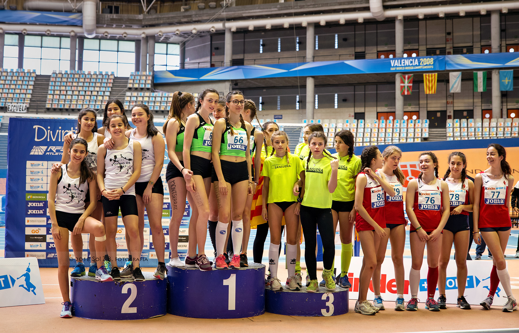 z 15-04-2018 podium chicas Valencia 2018 srbf