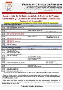 Campeonato de Cantabria Absoluto y I Control de Invierno de Pruebas Combinadas @ Santander, Cantabria