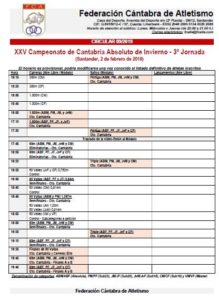 XXV Campeonato de Cantabria de Invierno - 3ª Jornada @ Santander