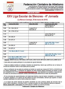 XXV Liga Escolar de Menores - 4ª Jornada @ La Maruca, Camargo