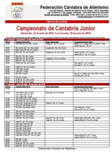 Campeonato de Cantabria Júnior - 2ª Jornada @ Los Corrales de Buelna, Cantabria