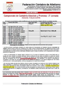 Campeonato de Cantabria Absoluto y Promesa - 2ª Jornada @ Santander, Cantabria