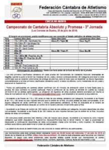 Campeonato de Cantabria Absoluto y Promesa - 3ª Jornada @ Los Corrales de Buelna