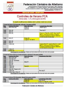 I Control de Verano FCA @ Santander, Cantabria