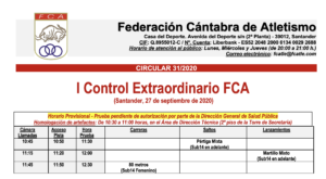 I Control Extraordinario FCA