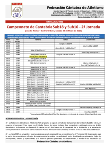 Campeonato de Cantabria Sub18 y Sub16 - 2ª Jornada @ Castro Urdiales