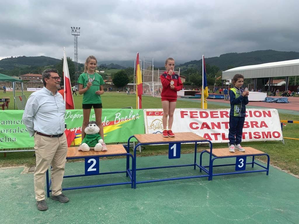 podio 500m sub 10 femenino