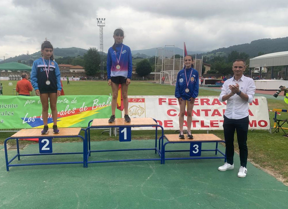 podio 500m sub 12 femenino