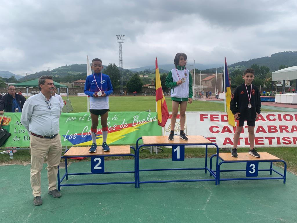 podio 500m sub 12 masculino