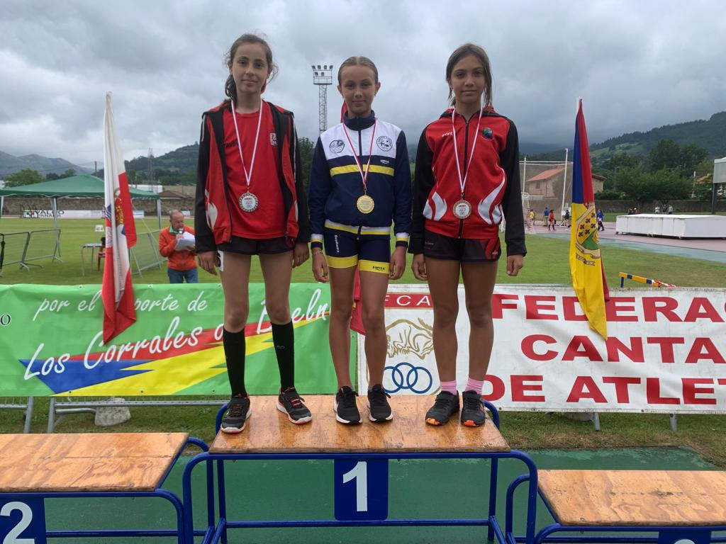 podio 60 vallas femenino