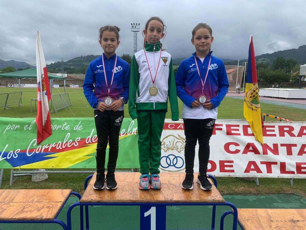 podio longitud sub 10 femenino