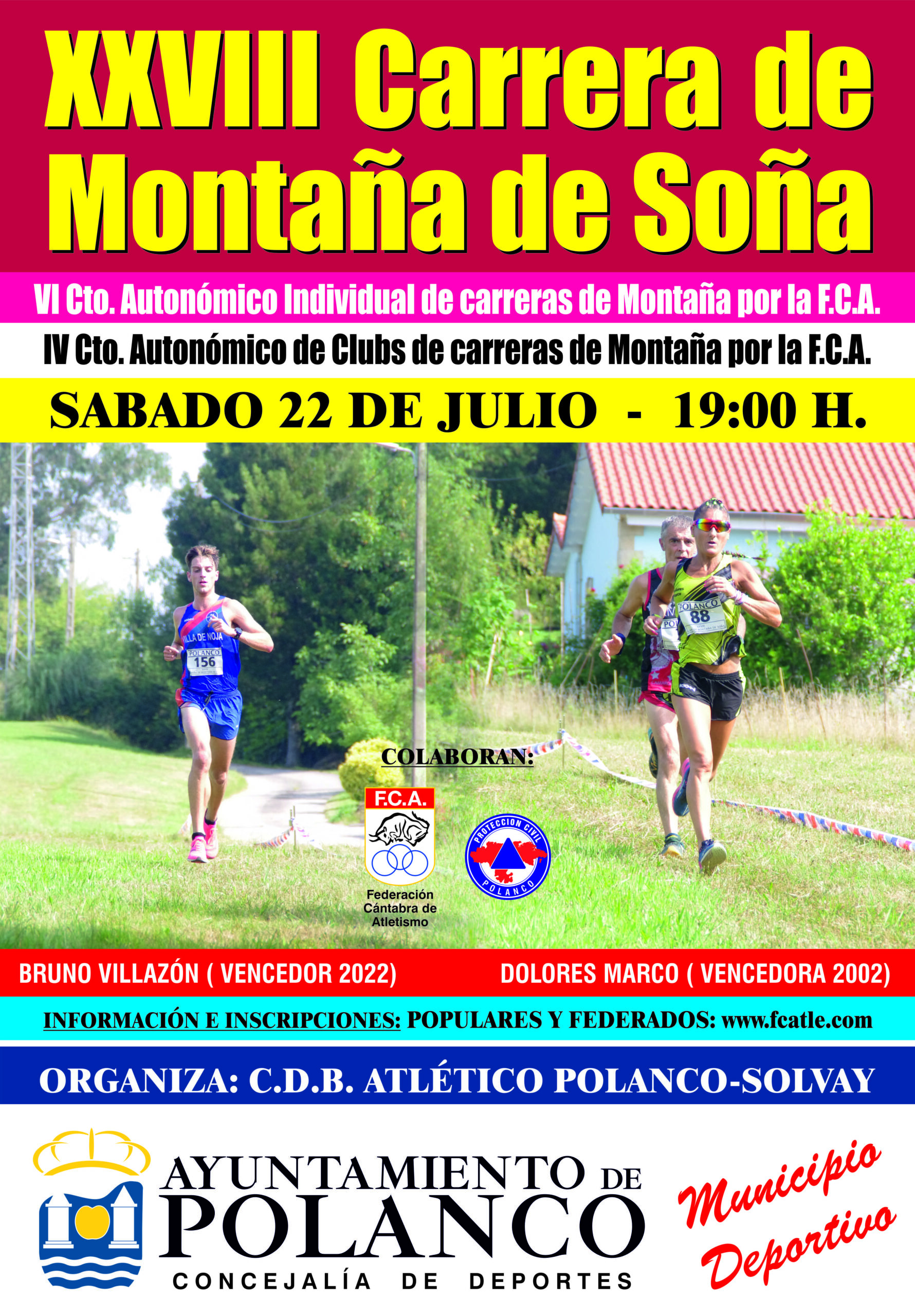 XXVIII Carrera de Montaña de Soña / VI Campeonato de Cantabria Individual y IV por Clubes de Carreras de Montaña @ Soña, Polanco