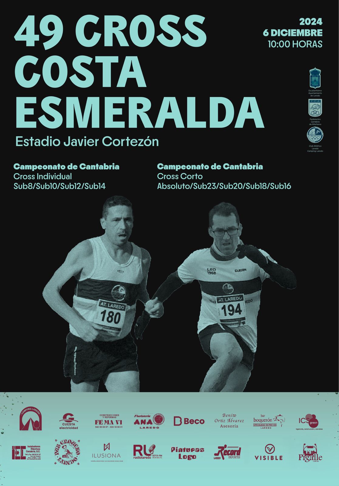 XLIX Cross Costa Esmeralda / XXIII Campeonato de Cantabria Absoluto, Sub23, Sub20, Sub18 y Sub16 de Cross Corto, y Sub14, Sub12, Sub10 y Sub08 Individual @ Laredo, Cantabria