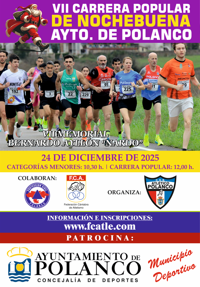 VII Carrera Popular de Nochebuena Ayuntamiento de Polanco - Memorial Bernardo Ayllón 'Nardo' @ Polanco, Cantabria