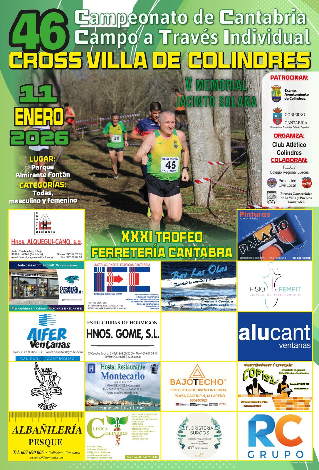 XLV Cross 'Villa de Colindres' / Campeonato de Cantabria de Campo a Través Individual @ Colindres, Cantabria